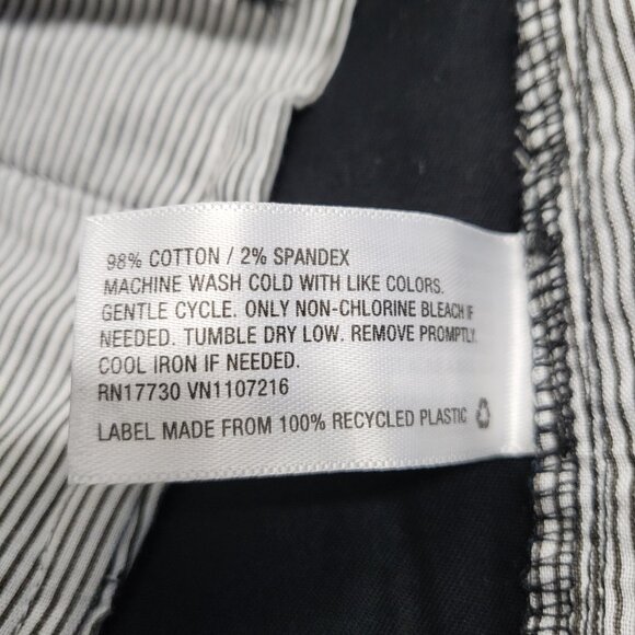 Goodfellow Mens Pants Hennepin Chino 38 X 30 Athletic Slim Tapered Leg Black - Picture 7 of 16